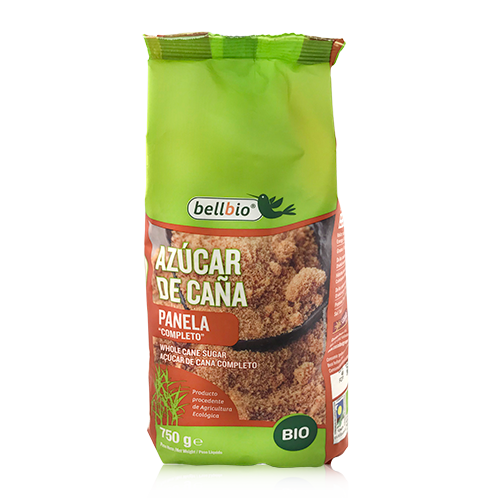 Azúcar de caña panela Integral (750 g) Bellbio