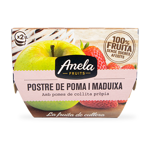 Postre Manzana Fresa Anela