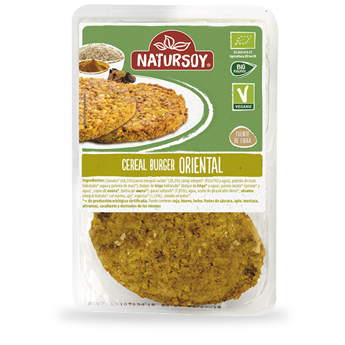 Hamburguesa de Cereales Oriental (160 g) Natursoy