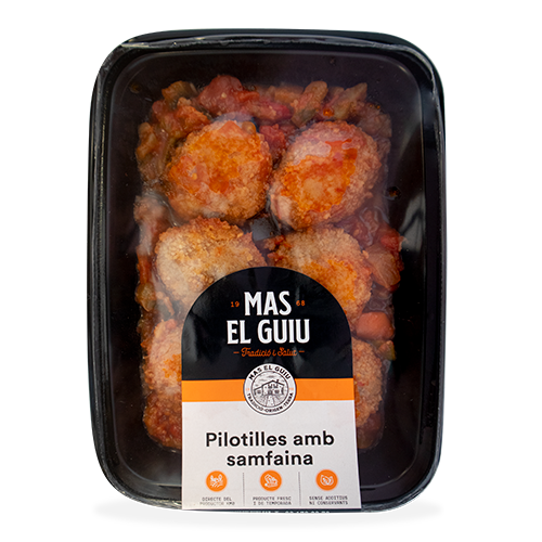 Albóndigas con Pisto (250 g) Mas el Guiu