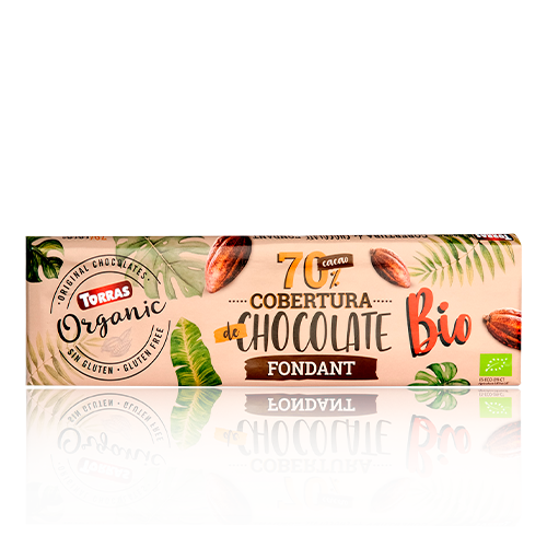 Chocolate Orgánico Cobertura 70% Cacao (250 g) Torras