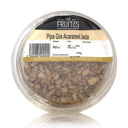 Pipa grano acaramelada (160 g) Cal Fruitós
