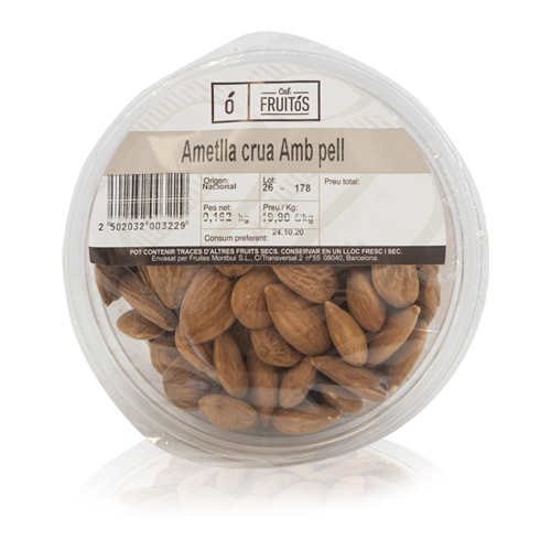 Almendra Cruda con piel (160 g)