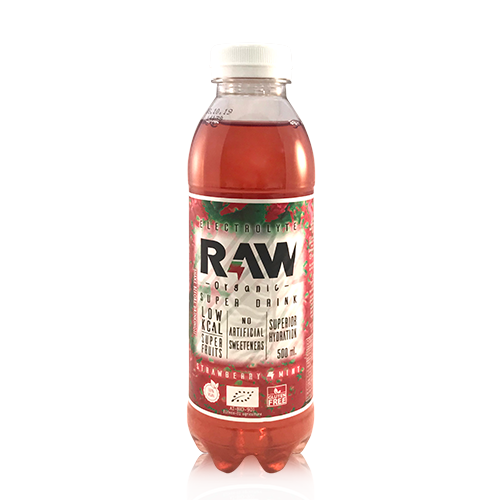 Raw Organic Fresa Menta (500 ml)