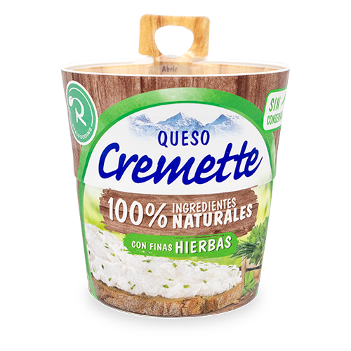 Queso para Untar con Finas Hierbas Cremette Realfooding Premium Hochland 150g