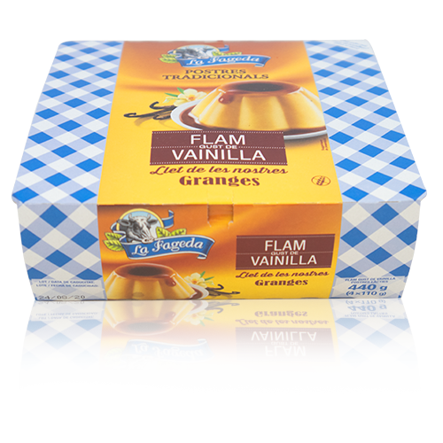  Flan Vainilla (110 g x4) La Fageda