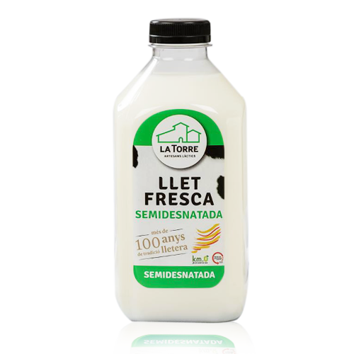 Leche Semidesnatada (1 L) La Torre