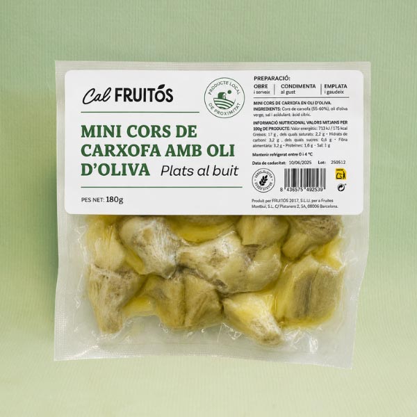 Mini Corazones Alcachofa en Aceite de Oliva(180 g) Cal Fruitós
