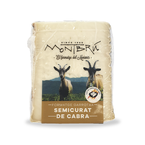 Queso de Cabra Semicurado Garrotxa (180 g) Montbrú