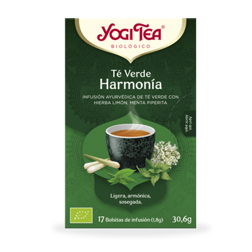 Infusión Té Verde con Menta Harmonía Yogi Tea
