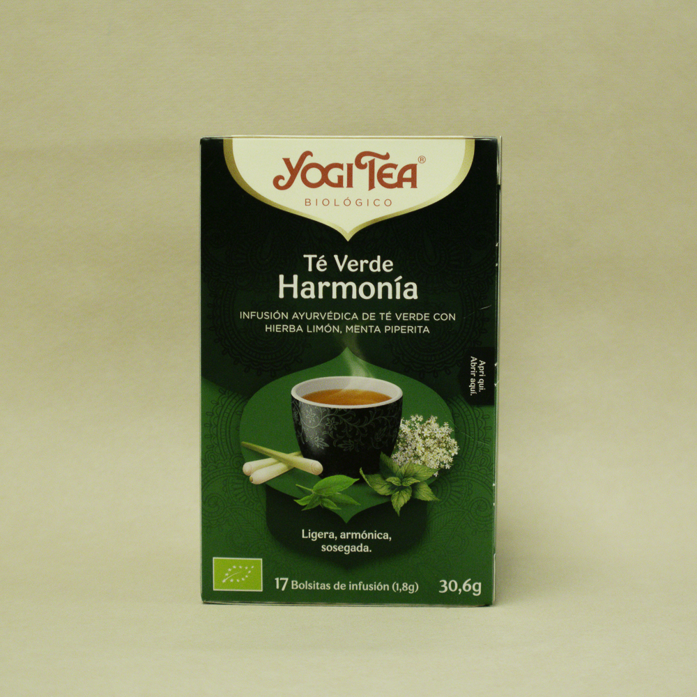 Infusión Té Verde con Menta Harmonía Yogi Tea