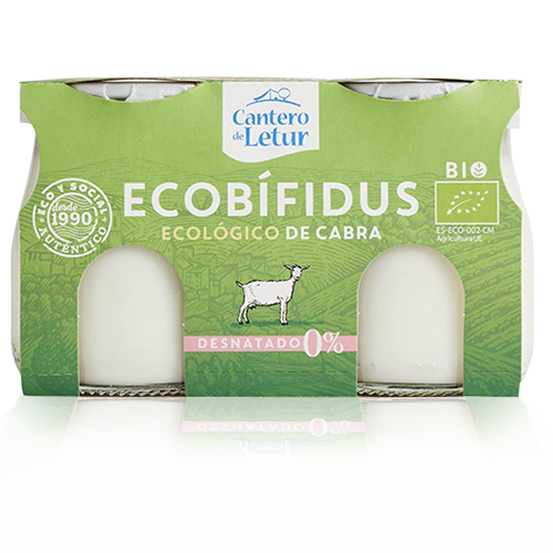 Yogur Ecobifidus Cabra Desnatado Bio (2x125 g) Cantero de Letur