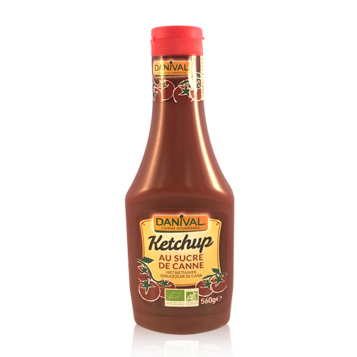 Ketchup con Azúcar de Caña Bio (560 g) Danival