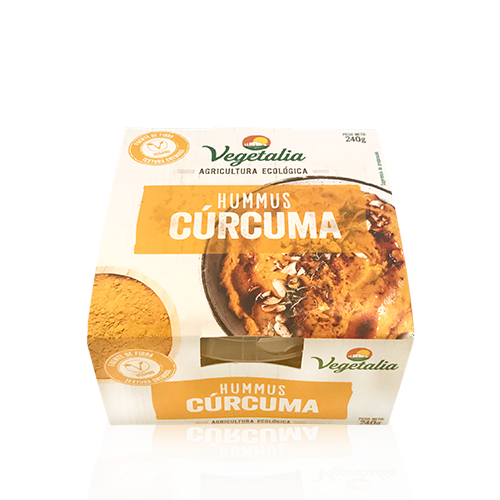 Hummus Fresco de Cúrcuma Bio (240 g) Vegetalia