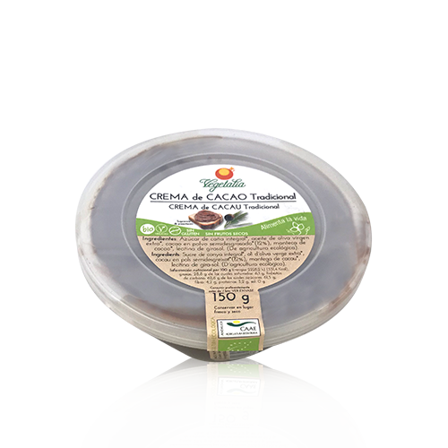 Crema de Cacao Tradicional (150 g) Vegetalia