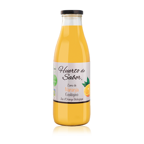 Zumo de Naranja Bio (750 ml) Huerto de Sabor