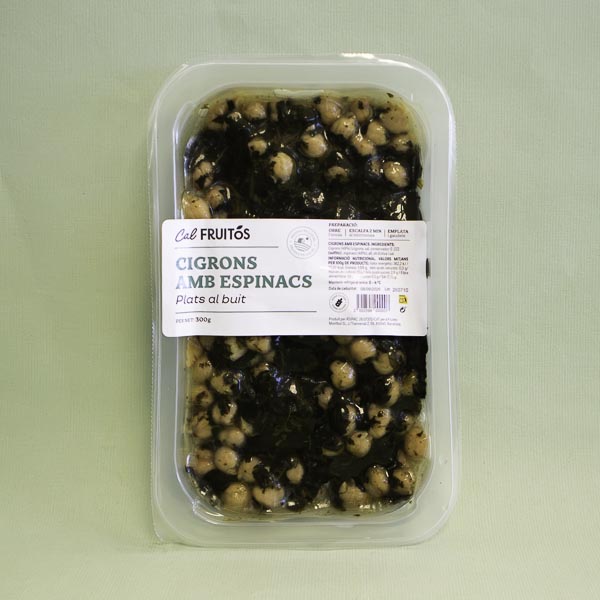 Garbanzos con Espinacas (300 g) Cal Fruitós