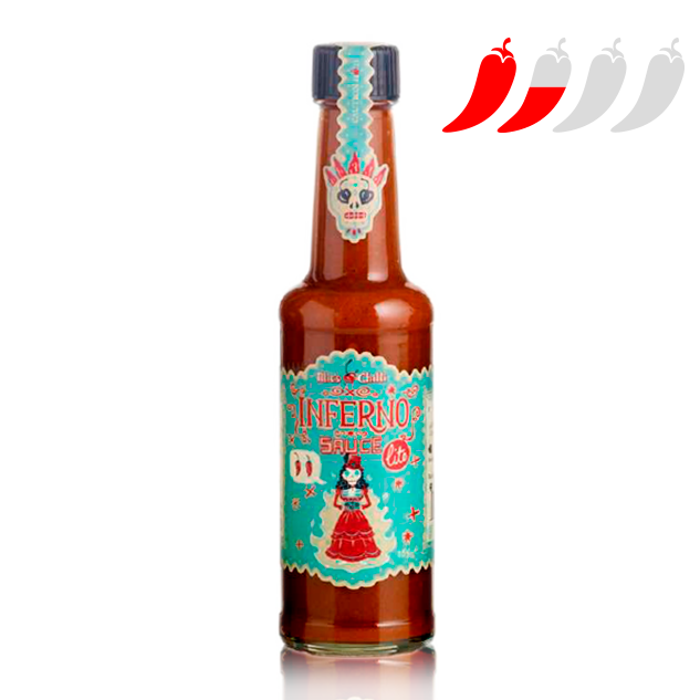 Salsa Picante Inferno Ligera (165 g) Mic's Chilli