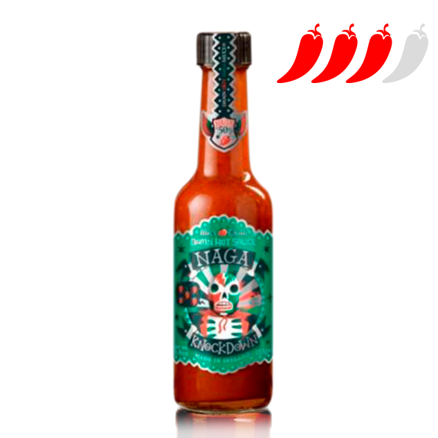 Salsa Picante Naga Knockdown (155 g) Mic's Chilli