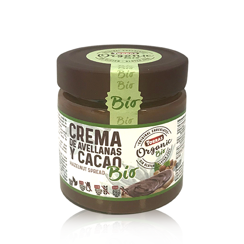 Crema Cacao y Avellana con Aceite de Oliva (200 g) Torras