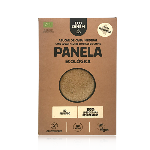 Azúcar de Caña Integral de Panela Bio (500 g) EcoCanem