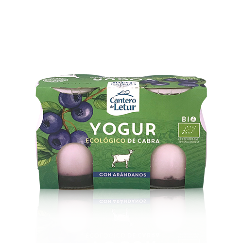 Yogur de Cabra Arándanos Bio (2x125 g) Cantero de Letur