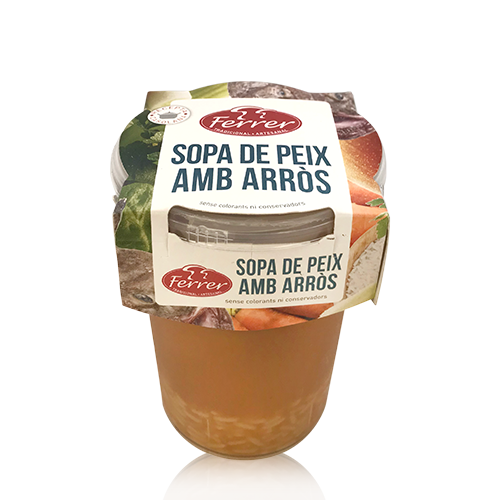 Sopa de Pescado con Arroz (495 g) Ferrer
