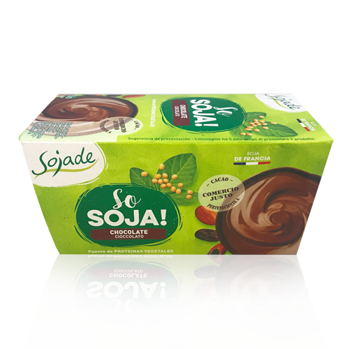 Postre de Soja Chocolate Bio (2x100 g) Sojade 