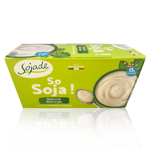 Postre de Soja Natural Bio (2x100 g) Sojade 