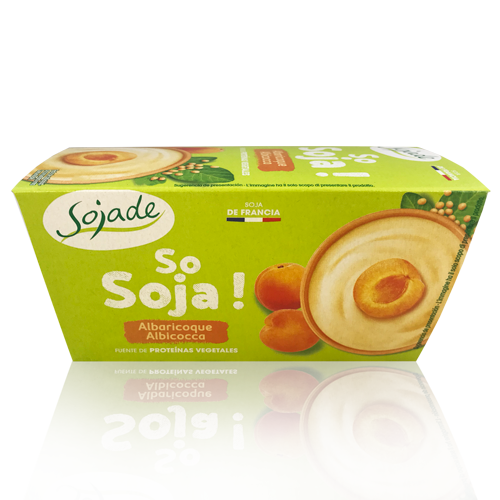 Postre de Soja Albaricoque Bio (2x100 g) Sojade