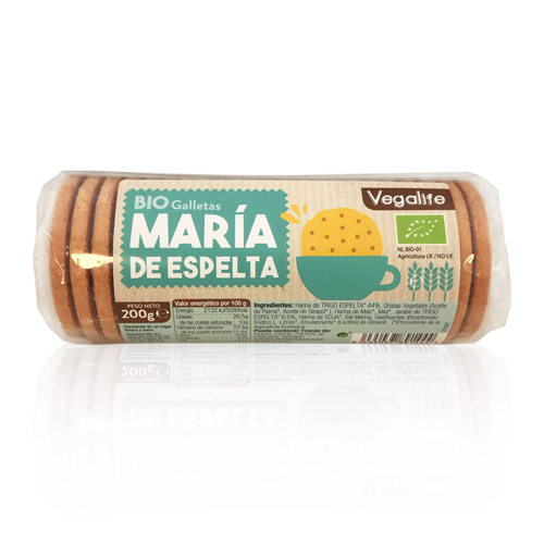 Galletas Maria de Espelta Bio (200 g) Vegalife