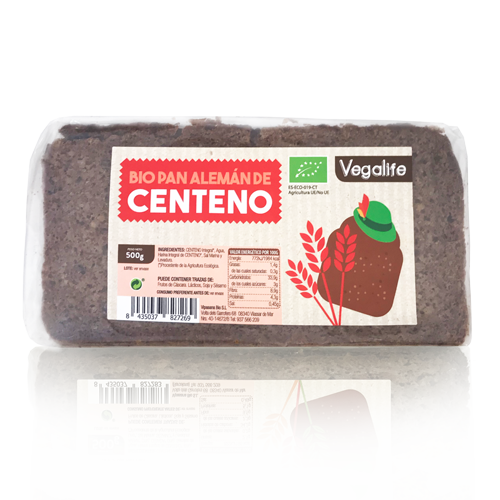 Pan Aleman de Centeno (500 g) Vegalife