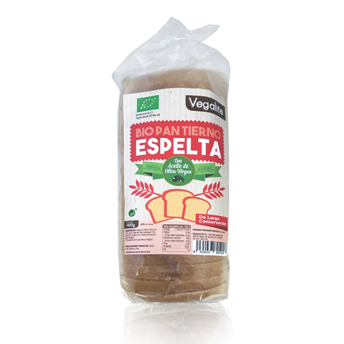 Pan Tierno de Espelta Bio (400 g) Vegalife