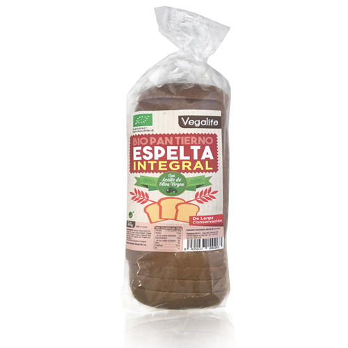 Pan Tierno de Espelta Integral Bio (400 g) Vegalife