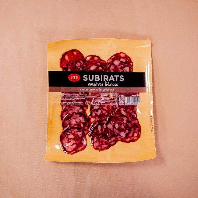 Salchichón Ibérico Extra (80 g) Subirats