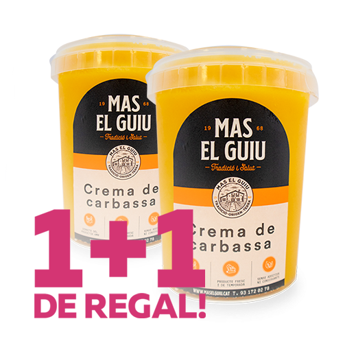 1+1 Crema de Calabaza (0.5 l) Mas el Guiu