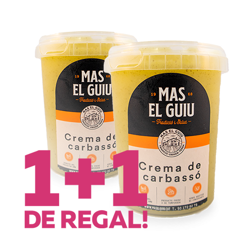 1+1 Crema de Calabacín (0.5 l) Mas el Guiu