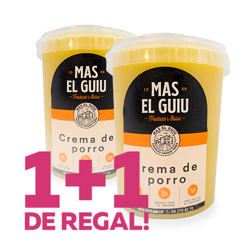 1+1 Crema de Puerros (0.5 l) Mas el Guiu