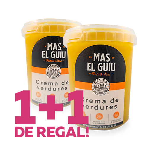 1+1 Crema de Verduras (0.5 l) Mas el Guiu