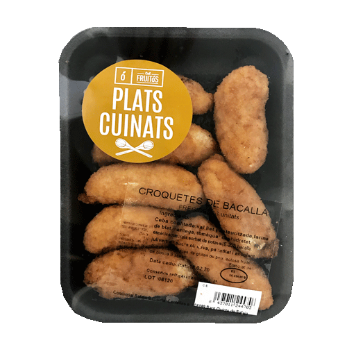 Croquetas Fritas de Bacalao (8 ud.) Cal Fruitós