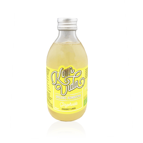 Kombucha gingervida (250 ml) komvida Fruta y verdura Cal Fruitós