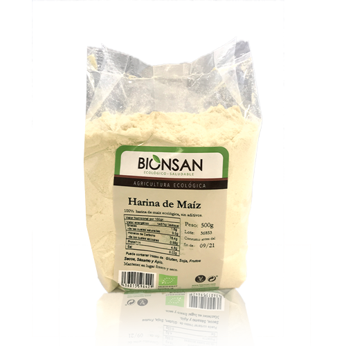 Harina de Maíz Bio (500 g) Bionsan