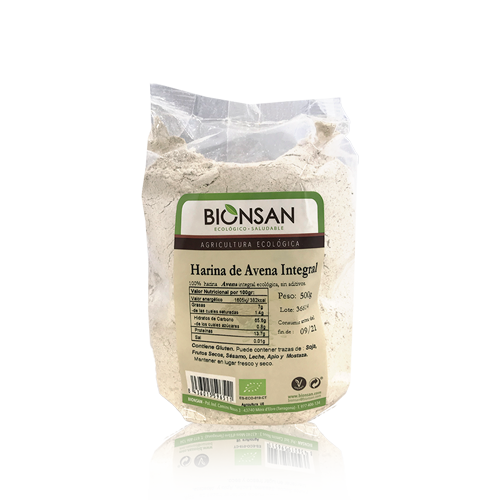 Harina de Avena Bio (500 g) Bionsan
