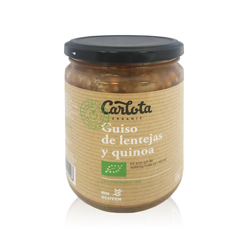 Guiso de Lentejas y Quinoa Bio (425 g) Carlota