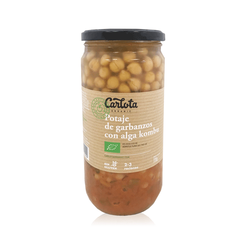 Potaje con Garbanzos y Kombu Bio (720 g) Carlota