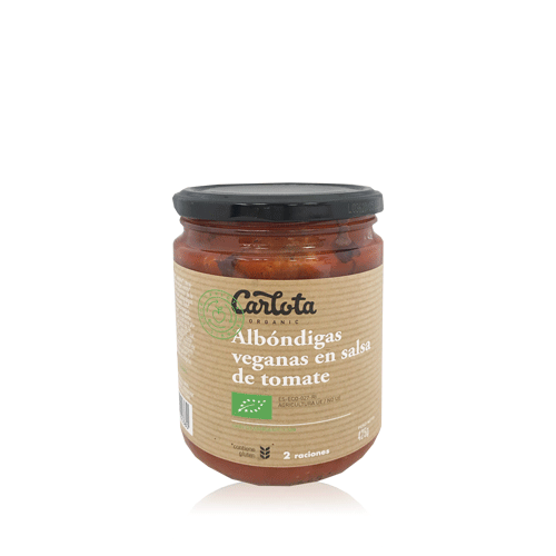 Albóndigas Veganas con Salsa de Tomate (425 g) Carlota