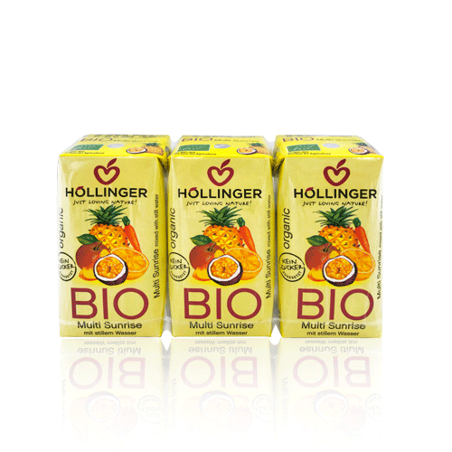 Zumo Multi Sunrise Tropical Bio (3x200 ml) Hollinger