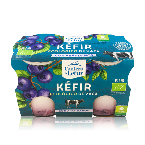 Kéfir de Vaca con Arándanos Bio (2x125 g) Cantero de Letur