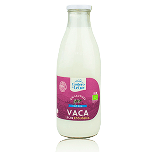 Leche de Vaca Entera Sin Lactosa Bio (1L) Cantero de Letur