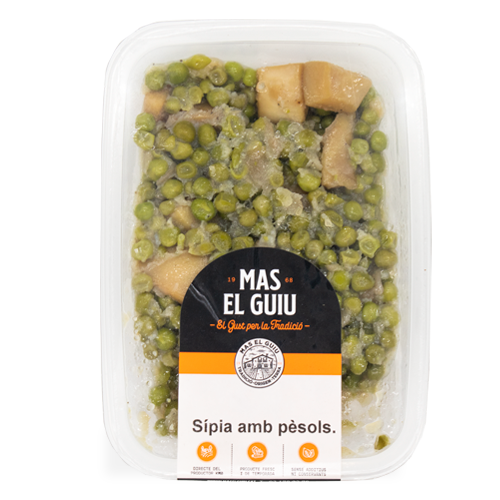 Sepia con Guisantes (250 g) Mas el Guiu